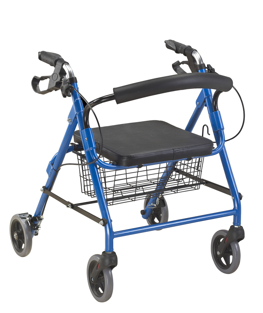 Lightweight and Foldable Rollator for Disabled and Elderly ALK322L Free Spare Parts Class I Convenient Universal OEM ODM LOGO