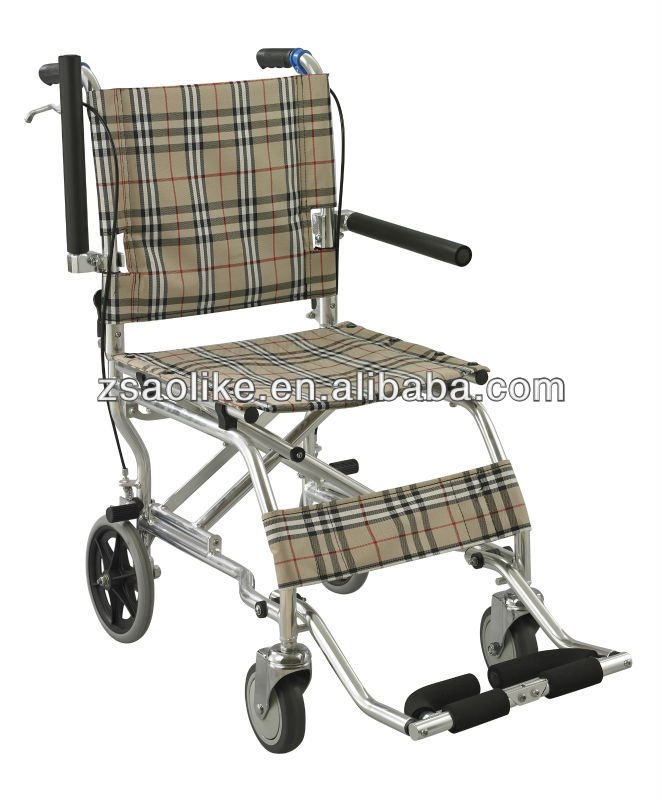Transport Aluminum Lightweight Wheelchair
