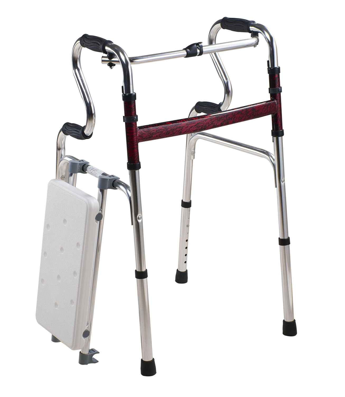 Walker with seat for elder person
