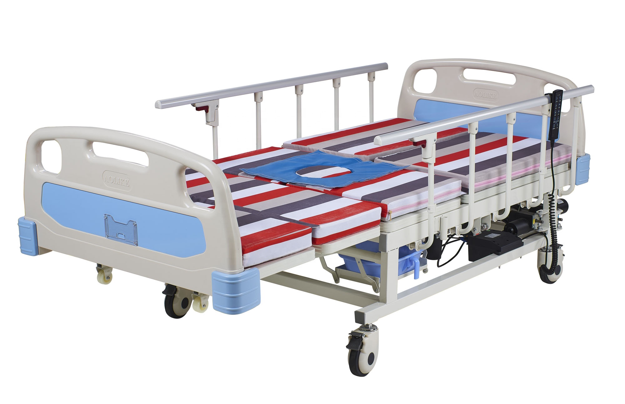 CE approve Electric Hospital Bed with Toilet/ Bedpan for Disabled Patient
